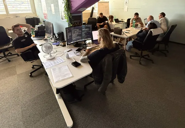 Arbeitsplätze im Büro